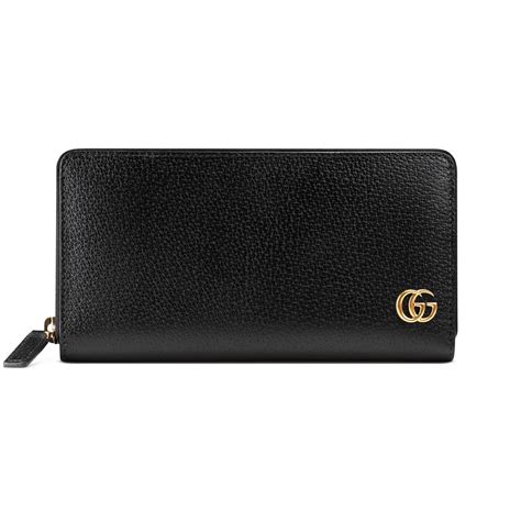 gucci marmont zip around wallet|gucci marmont wallet men's.